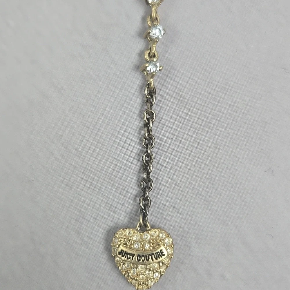 Juicy Couture Vintage Single Heart Charm Earring.